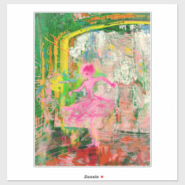 The Stalker - Neon Ballet Chaos Sticker