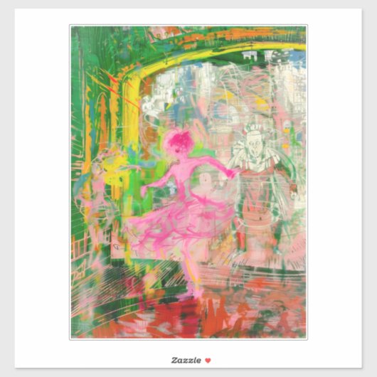 The Stalker - Neon Ballet Chaos Sticker (Vel)