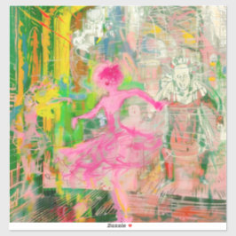 The Stalker - Neon Ballet Chaos Sticker