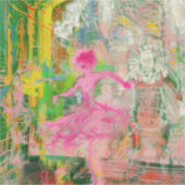 The Stalker - Neon Ballet Chaos Sticker (Voorkant)