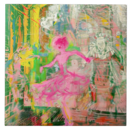 The Stalker - Neon Ballet Chaos Tegeltje