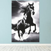 The Stallion Stud Canvas Afdruk (Insitu (Houten vloer))
