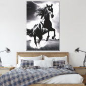 The Stallion Stud Canvas Afdruk (Insitu (Slaapkamer))