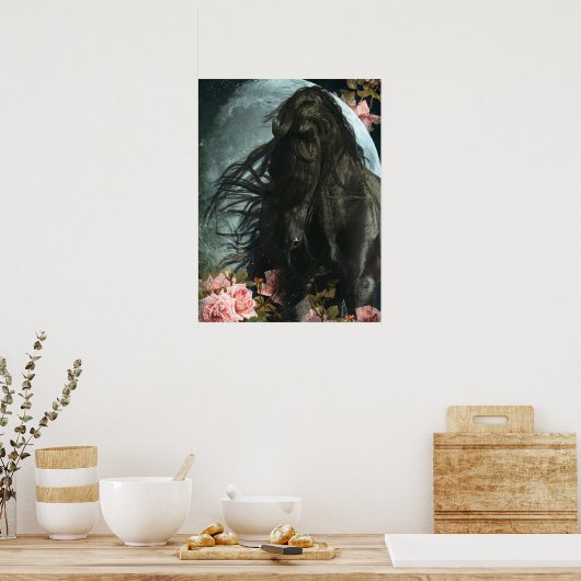 The Stallion & The Moon - Poster (Keuken)