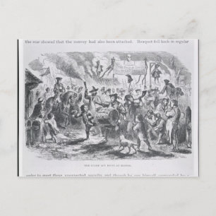 The Stamp Act Riots in Boston Briefkaart