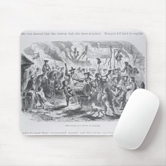 The Stamp Act Riots in Boston Muismat (Met muis)