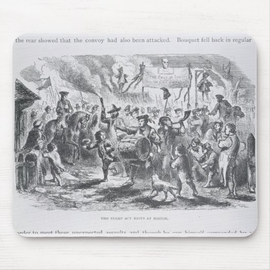 The Stamp Act Riots in Boston Muismat (Voorkant)