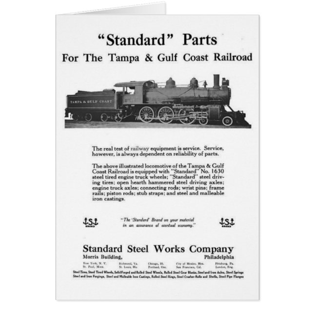 The Standard Steel Works 1915 (Voorkant)