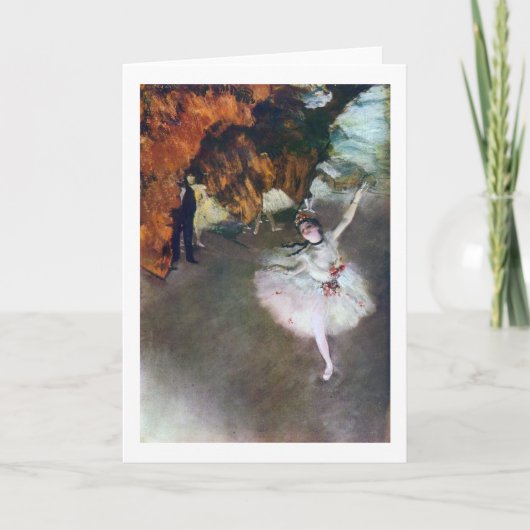 The Star, Ballerina, Edgar Degas, 1878 Kaart (Voorkant)