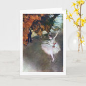 The Star, Ballerina, Edgar Degas, 1878 Kaart (Gele Bloem)