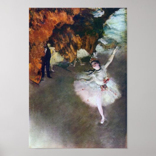 The Star, Ballerina, Edgar Degas, 1878 Poster (Voorkant)