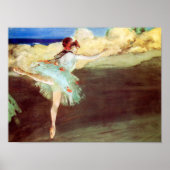 The Star: Dancer on Point by Degas Poster (Voorkant)