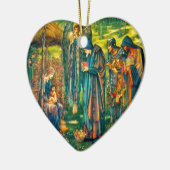 The Star of Bethlehem Heart Ornament (Links)