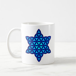 The Star of Life Blue - Inverse, Pet Koffiemok