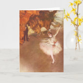 The Star (Prima Ballerina) by Edgar Degas Kaart (Gele Bloem)
