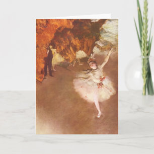 The Star (Prima Ballerina) by Edgar Degas Kaart