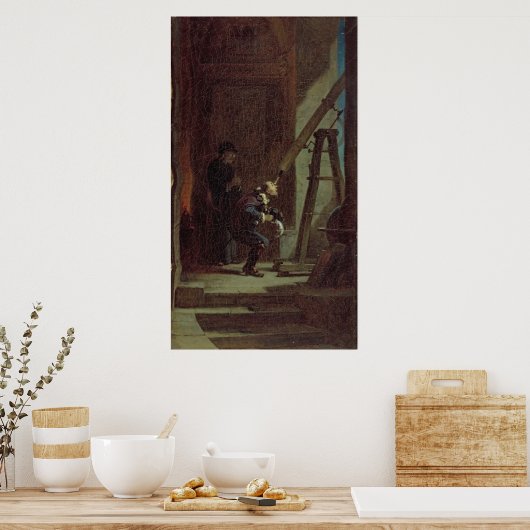 The Stargazer, c.1863 Poster (Keuken)