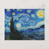 The Starry Night 1889 by Vincent van Gogh Briefkaart (Voorkant)