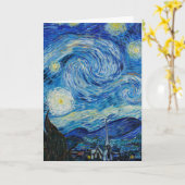 The starry night 1889 by vincent van gogh kaart (Gele Bloem)