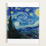 The Starry Night 1889 by Vincent van Gogh Planner<br><div class="desc">Vincent Willem van Gogh (Dutch: [ˈvɪ nsɛ nt ˈʋ lactam ɱɪ vkuïengel] (listen); [voetnoot 1] 30 March 1853 - 29 July 1890) was a Dutch Post-Impressionist painter who posthumously becone of the In a decade, he created about 2, 100 artworks, including around 860 oil paintings, most of which date from...</div>