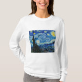 The Starry Night 1889 by Vincent van Gogh T-shirt (Voorkant)