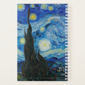 The Starry Night by Van Gogh | Custom Text  Planner (Achterkant)