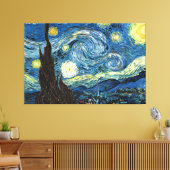 The Starry Night by Vincent Van Gogh Canvas Afdruk (Insitu (Woonkamer))