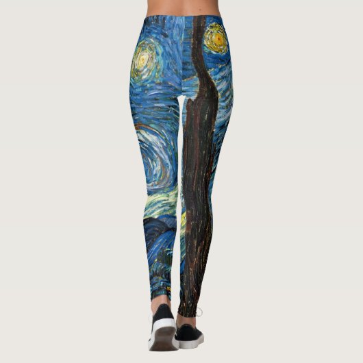 The Starry Night by Vincent Van Gogh Leggings (Achterkant)