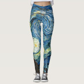 The Starry Night by Vincent Van Gogh Leggings (Voorkant)