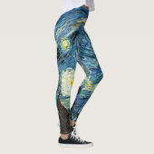 The Starry Night by Vincent Van Gogh Leggings (Rechts)