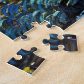 The Starry Night by Vincent Van Gogh Legpuzzel (Zijkant)