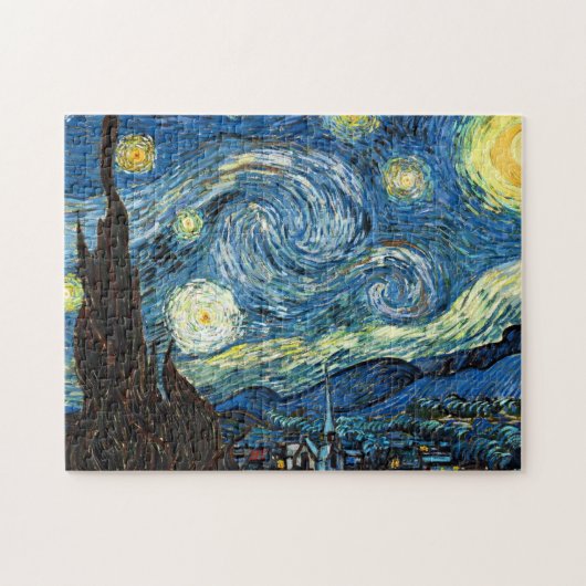 The Starry Night by Vincent Van Gogh Legpuzzel (Horizontaal)