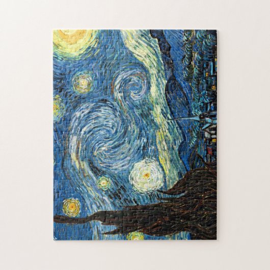 The Starry Night by Vincent Van Gogh Legpuzzel (Verticaal)