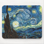 The Starry Night by Vincent Van Gogh Muismat (Voorkant)