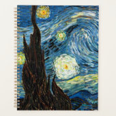 The Starry Night by Vincent Van Gogh Planner (Voorkant)