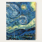 The Starry Night by Vincent Van Gogh Planner (Achterkant)