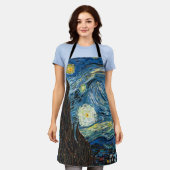 The Starry Night by Vincent Van Gogh Schort (Gedragen)