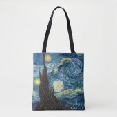 The Starry Night by Vincent Van Gogh Tote Bag (Voorkant)