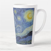 The Starry Night, oil painting, Vincent Van Gogh Latte Mok (Rechts)