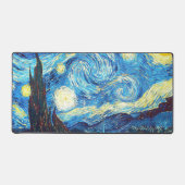 The Starry Night Van Gogh Desk Mat (Voorkant)