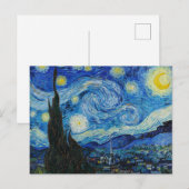 The Starry Night - Vincent Van Gogh Briefkaart (Voorkant / Achterkant)