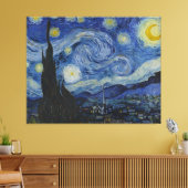 The Starry Night - Vincent Van Gogh Canvas Afdruk (Insitu (Woonkamer))