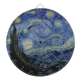 The Starry Night (Vincent van Gogh) (Famous Art) Dartbord