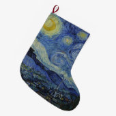 The Starry Night (Vincent van Gogh) (Famous Art) Grote Kerstsok (Voorkant (Hangend))