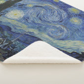 The Starry Night (Vincent van Gogh) (Famous Art) Sherpa Deken (3/4)