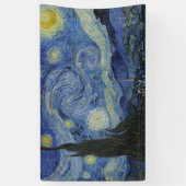 The Starry Night (Vincent van Gogh) (Famous Art) Spandoek (Verticaal)