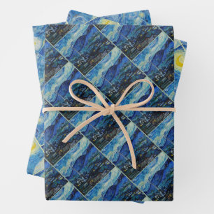 The Starry Night - Vincent Van Gogh Inpakpapier Vel