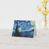 The Starry Night - Vincent Van Gogh Kaart (Gele Bloem)