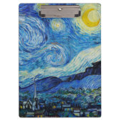 The Starry Night - Vincent Van Gogh Klembord (Voorkant)