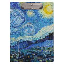 The Starry Night - Vincent Van Gogh Klembord